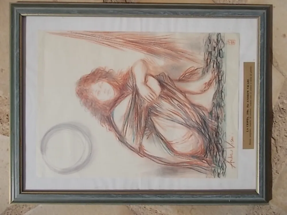 石版画 Vicari - La Cioppa