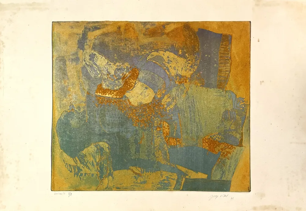 金刚砂版画 Vidal - Composition