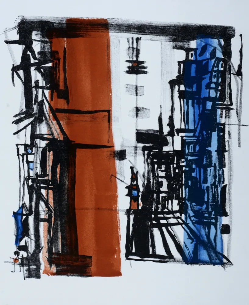 石版画 Vieira Da Silva - Bellini, 1977