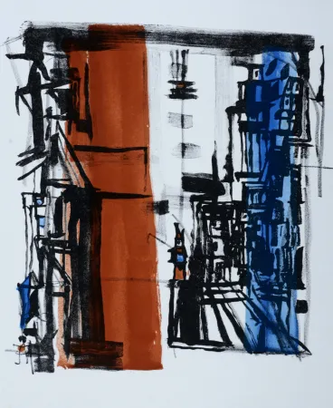 石版画 Vieira Da Silva - Bellini, 1977