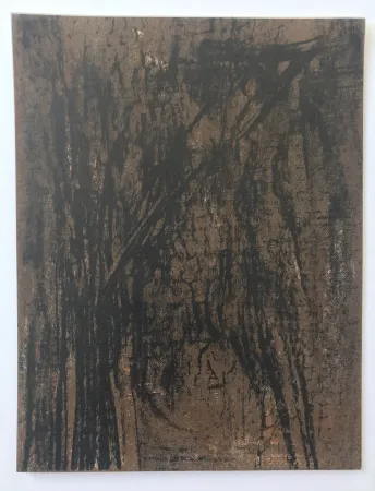 石版画 Vieira Da Silva - Brune