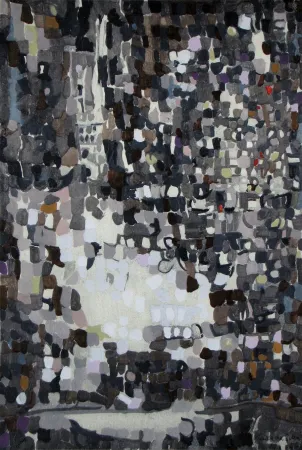 镂版印刷 Vieira Da Silva - Peinture, 1956