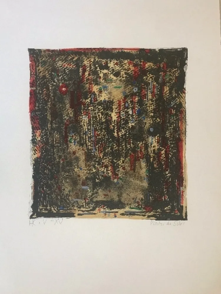 石版画 Vieira Da Silva - Sans titre 1