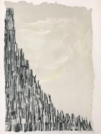 石版画 Vieira Da Silva - Sans titre