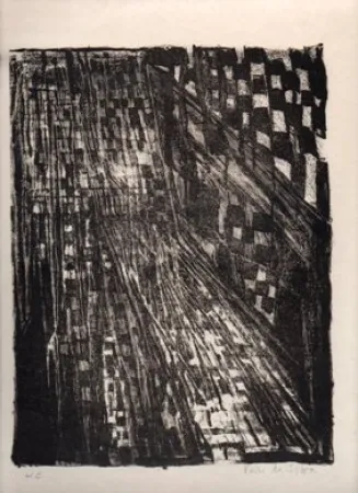 石版画 Vieira Da Silva - Sans titre