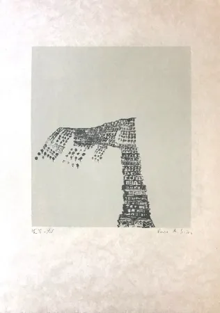 石版画 Vieira Da Silva - Sans titre 3