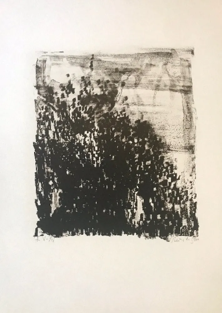 石版画 Vieira Da Silva - Sans titre 4
