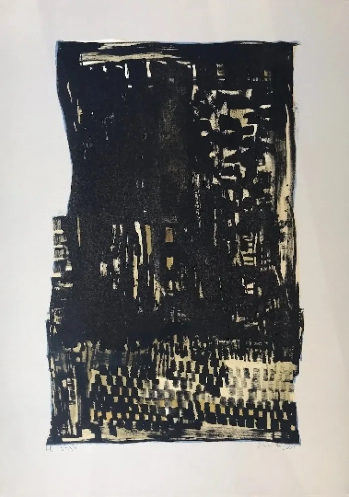 石版画 Vieira Da Silva - Sans titre 8