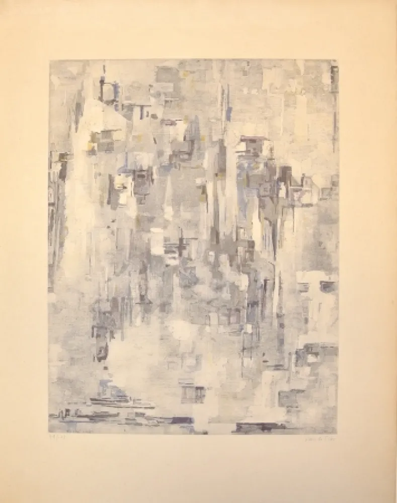 蚀刻飞尘法 Vieira Da Silva - Senza Titolo I