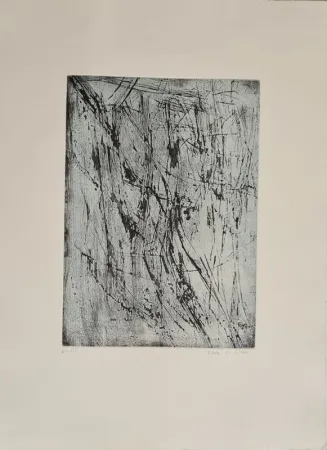 蚀刻版画 Vieira Da Silva - Un été de sel 