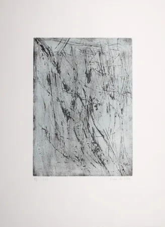 版画 Vieira Da Silva - Un été de sel,  1989 - Hand-signed & numbered