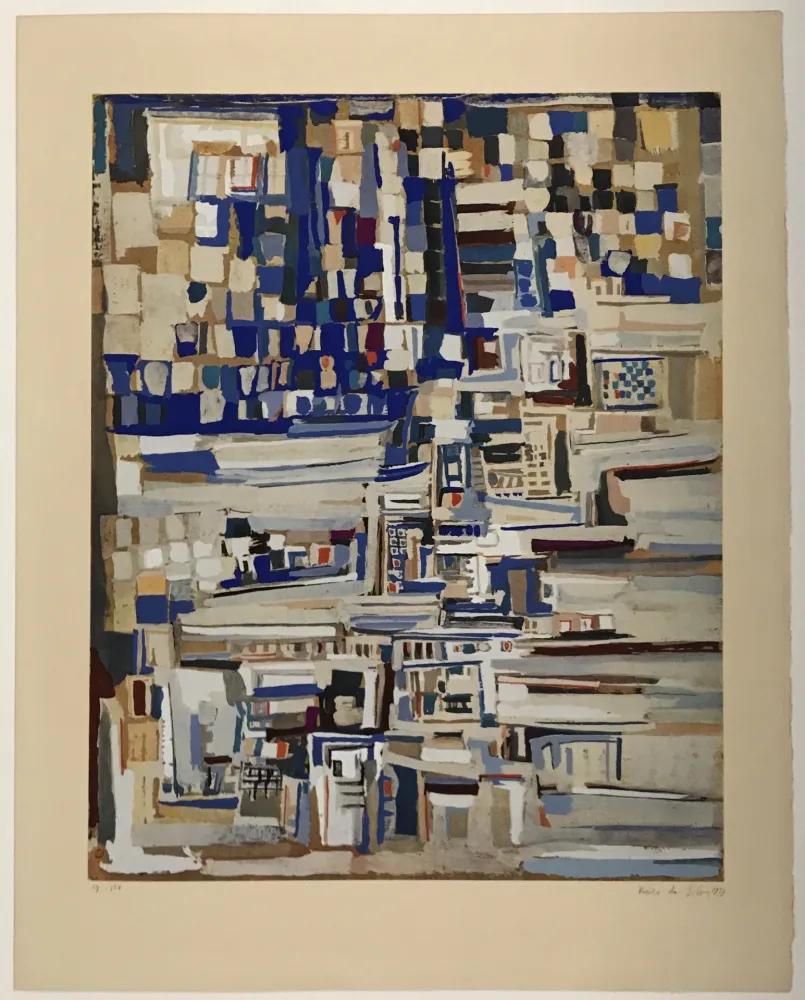 石版画 Vieira Da Silva - Untitled