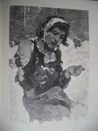 木刻 Vierge - La misère à Londres