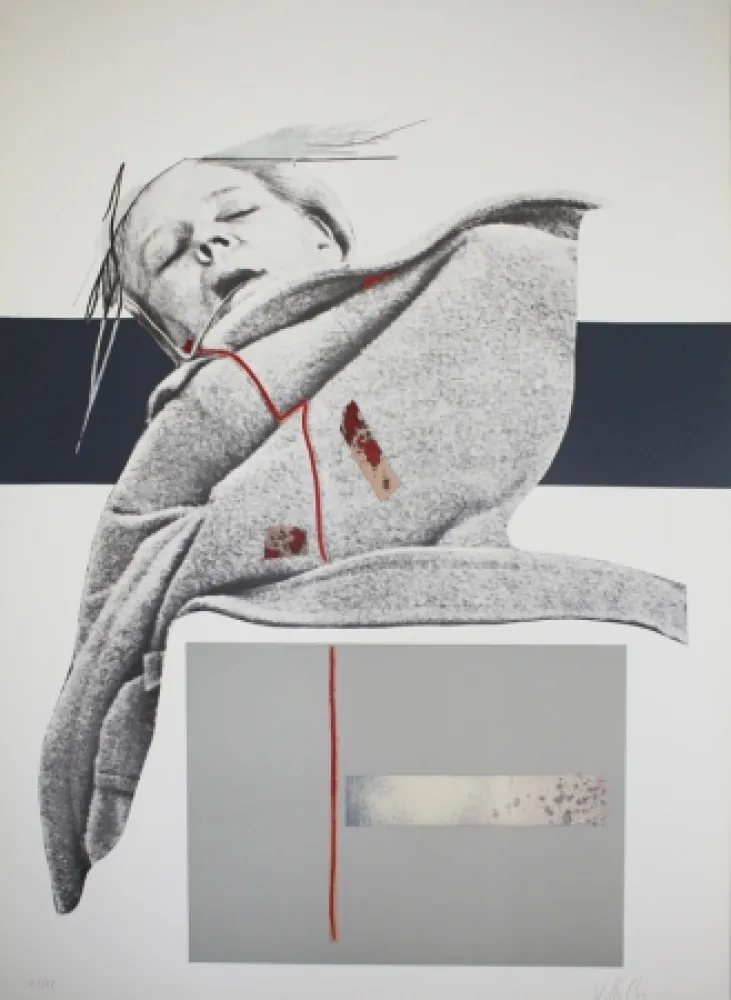 石版画 Villalba  - Sin Título 2