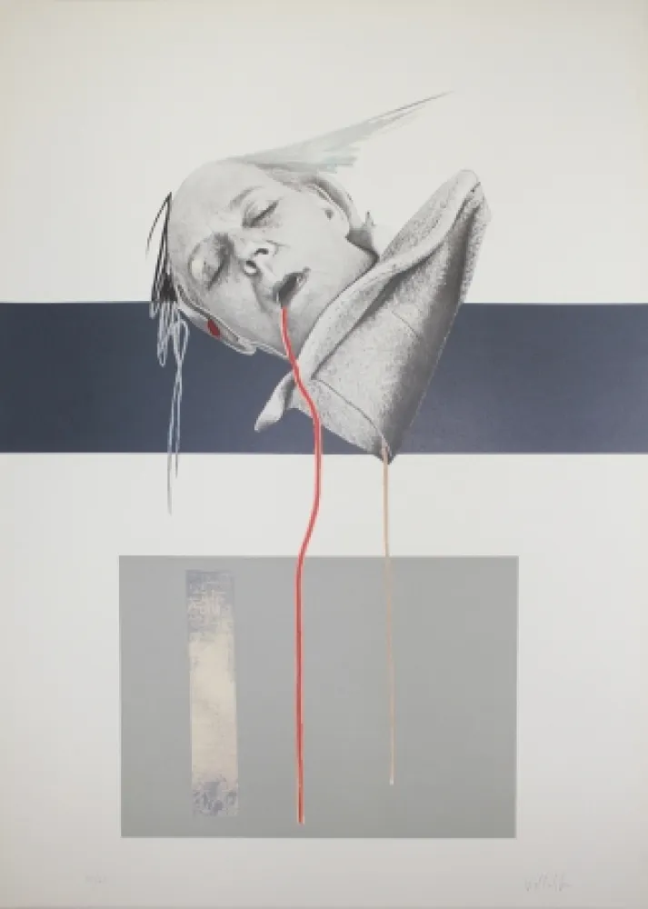 石版画 Villalba  - Sin título 5