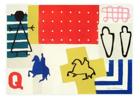 版画 Villarino - Serie El ajedrez y el tiempo