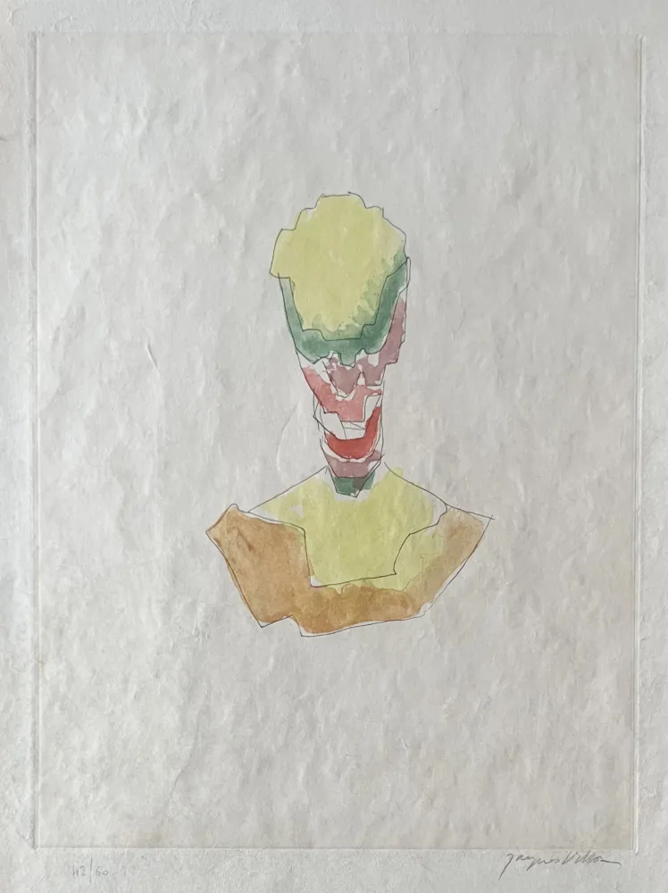 版画 Villon - Figure, 1962