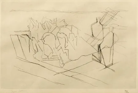 版画 Villon - La Faucheuse