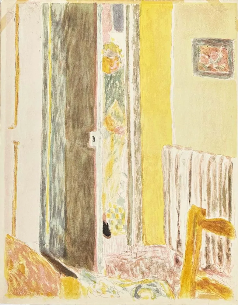 石版画 Villon - Le radiateur