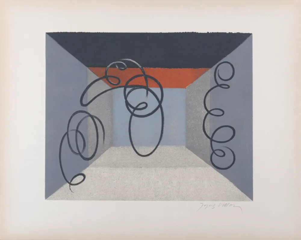石版画 Villon - Le Théâtre, 1962