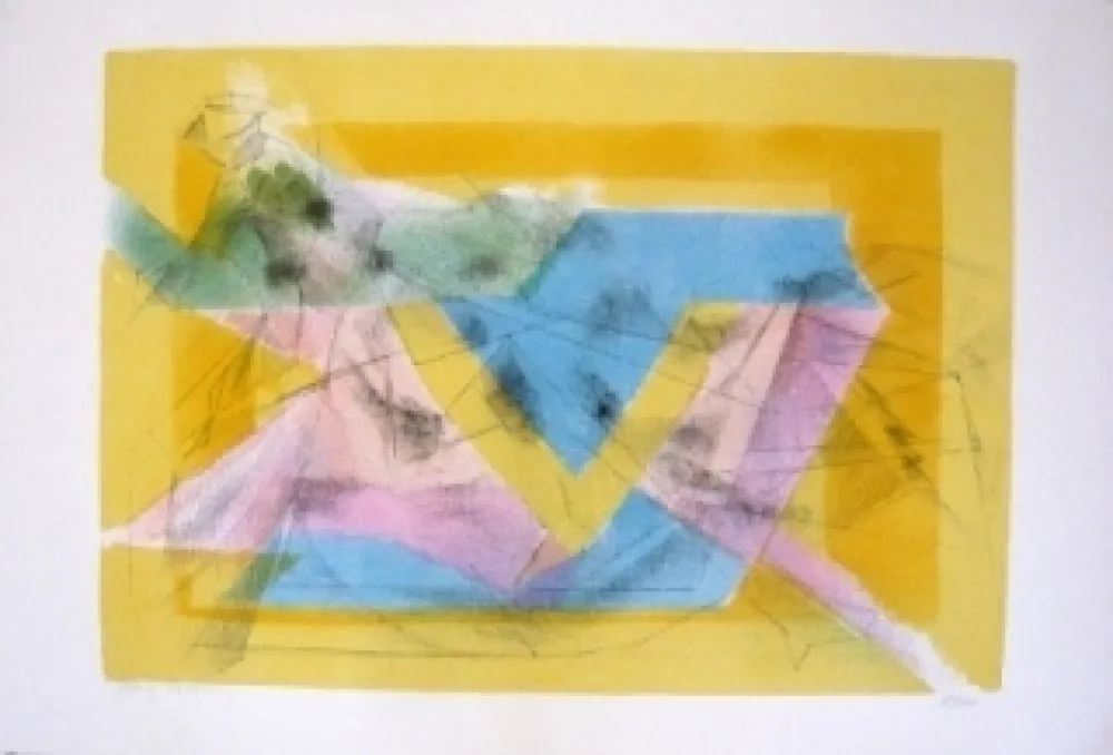 石版画 Villon - L'ecuyere