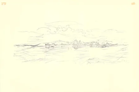 石版画 Villon - Mantoue (Mantua, Italy)