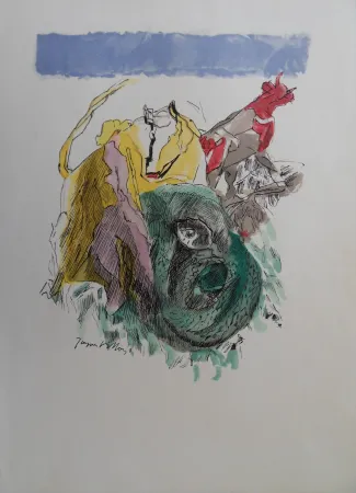 版画 Villon - Serpent cubiste