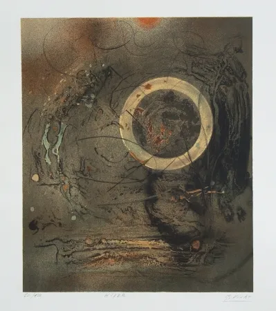 石版画 Visat - Hiver