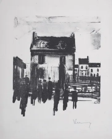 石版画 Vlaminck - Le Diable au corps, 1926