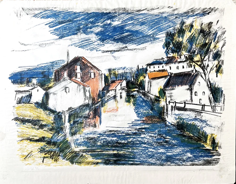 石版画 Vlaminck - Le Sausseron