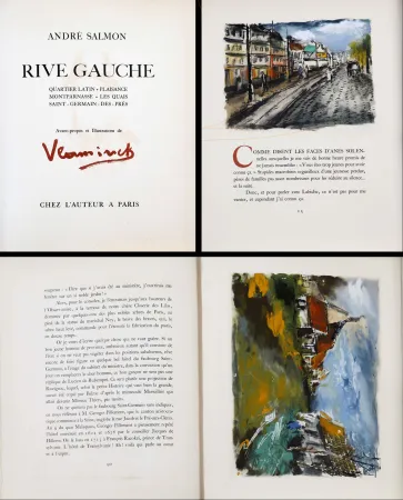 插图书 Vlaminck - RIVE GAUCHE. 15 compositions gravées et coloriées (1951)