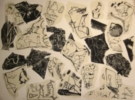 石版画 Voss - Aus der Erinnerung