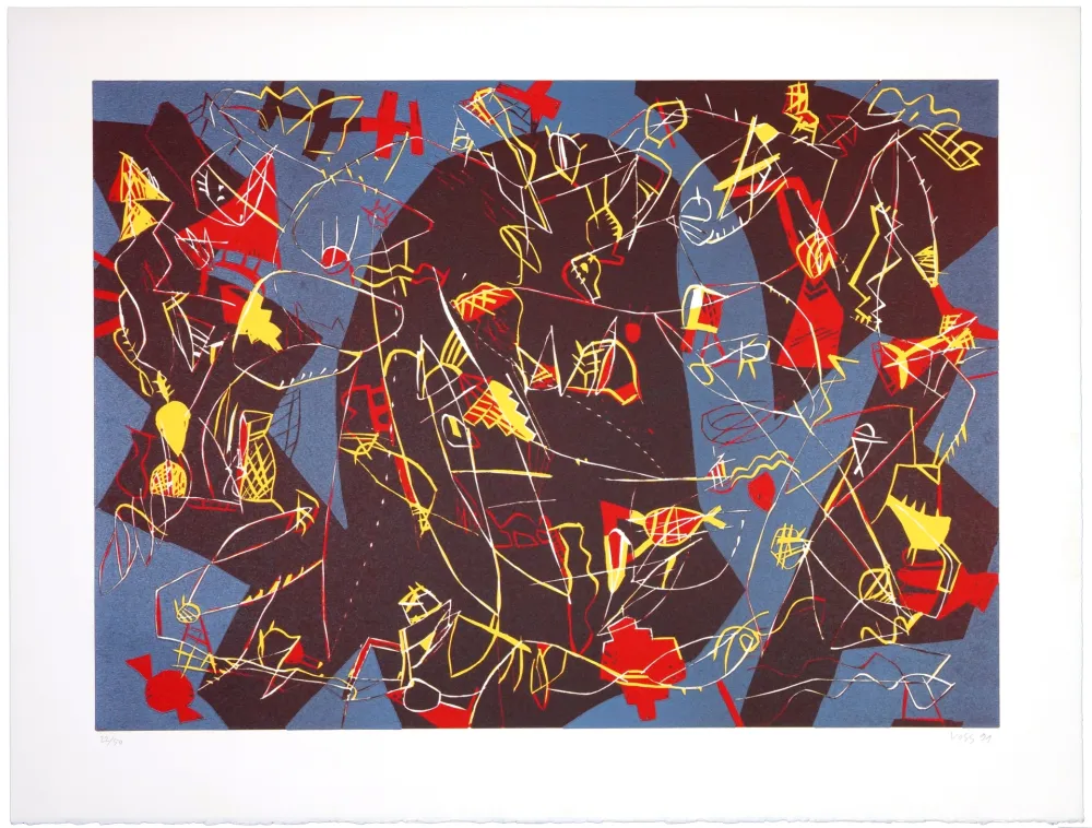 石版画 Voss - Lucioles