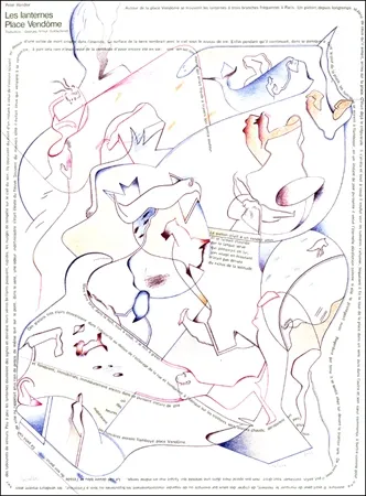 石版画 Voss - Placard Handke