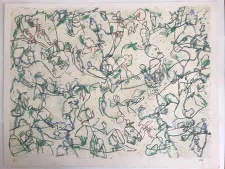 石版画 Voss - Sans titre