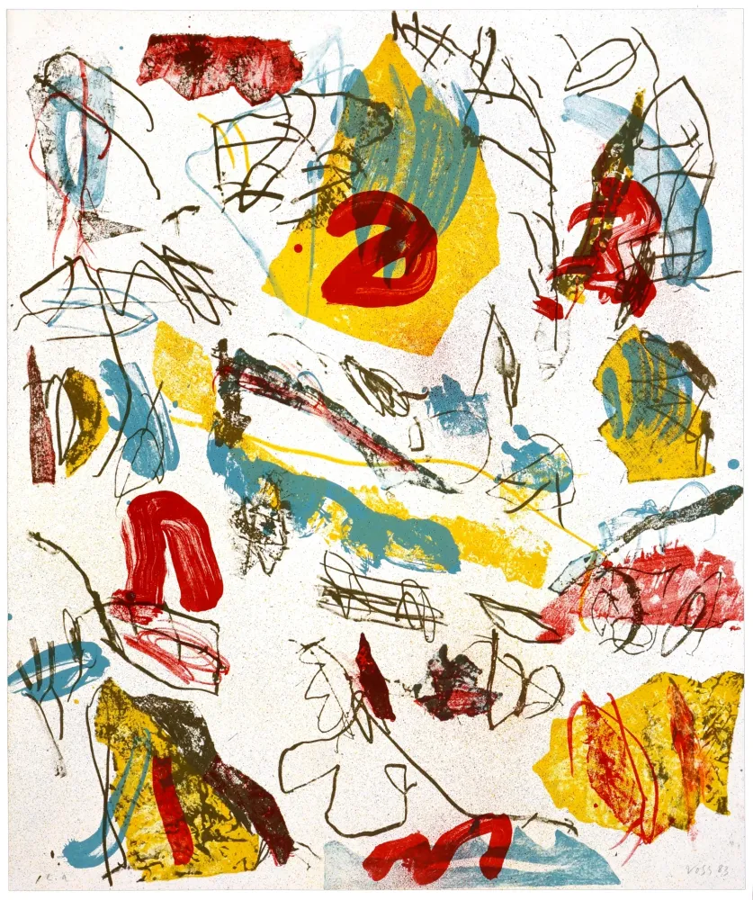 石版画 Voss - Sans titre