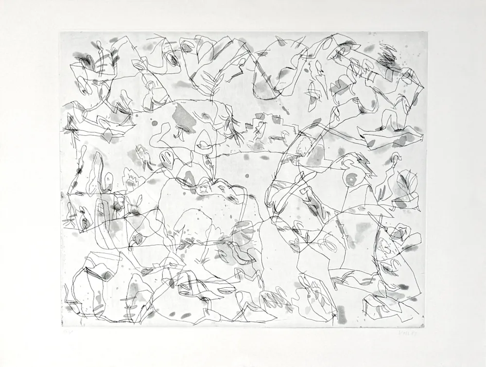 石版画 Voss - Untitled