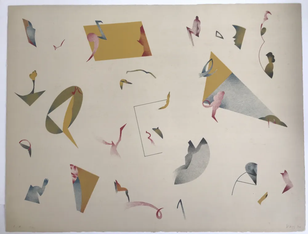 石版画 Voss - Was auch noch war