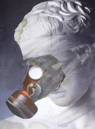 石版画 Vostell - Composition