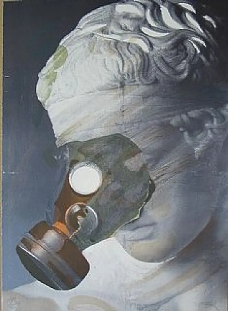 石版画 Vostell - Sans titre