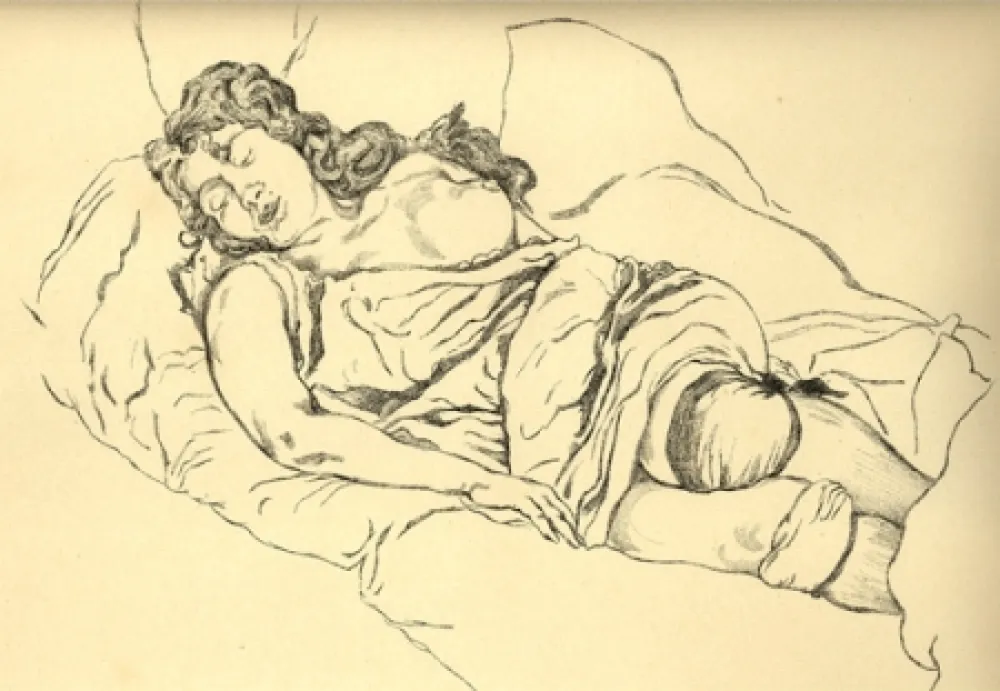 插图书 Vrieslander - Schlafende Frauen / Sleeping Women