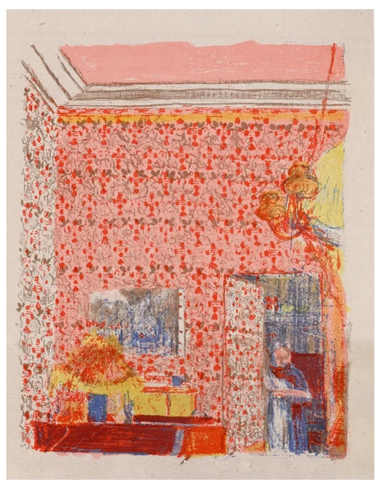 石版画 Vuillard - Paysage et intérieur 3