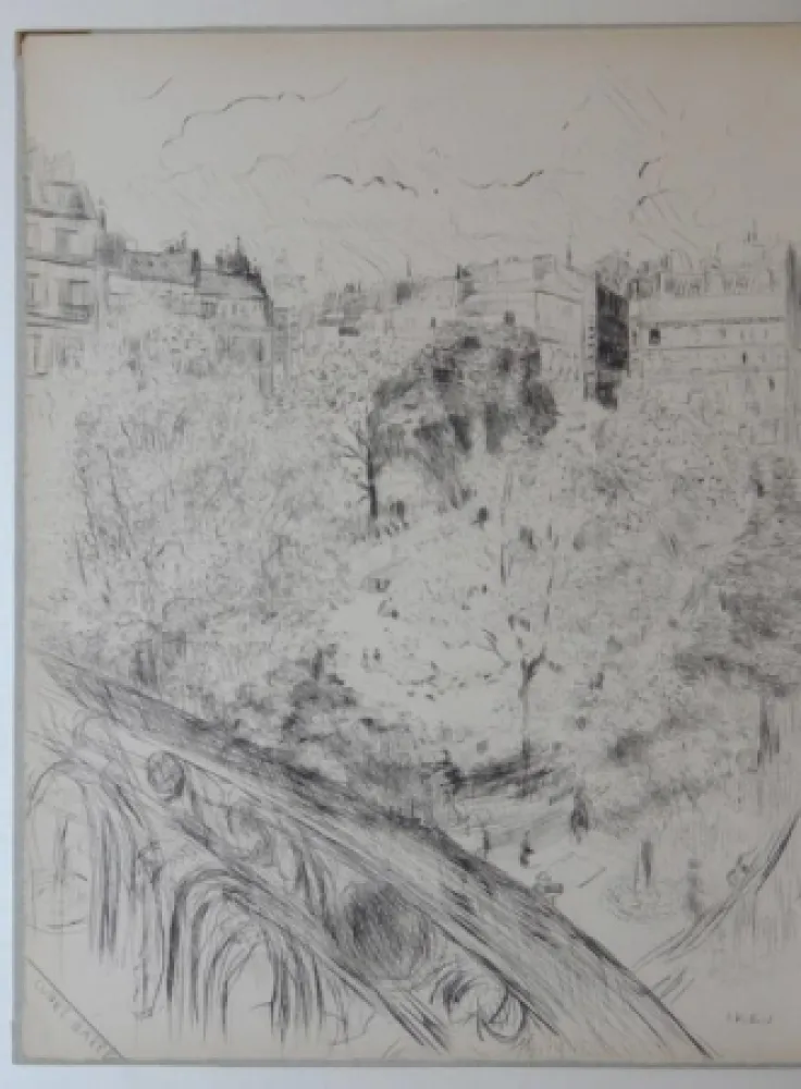 蚀刻飞尘法 Vuillard  - Tombeau de Edouard Vuillard