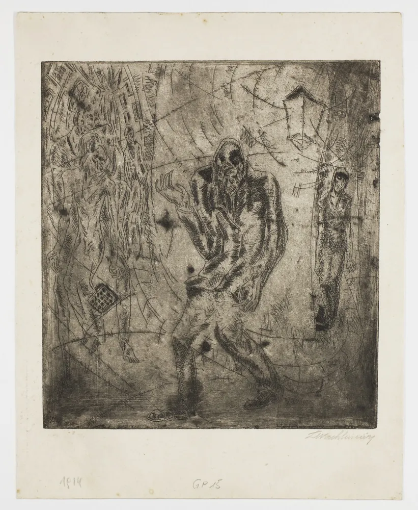 版画 Wach - Haschisch III (Hashish III)