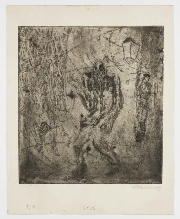 版画 Wach - Haschisch III (Hashish III)