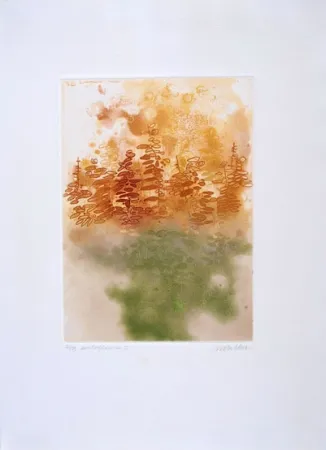 蚀刻版画 Walker - Midi flowers I