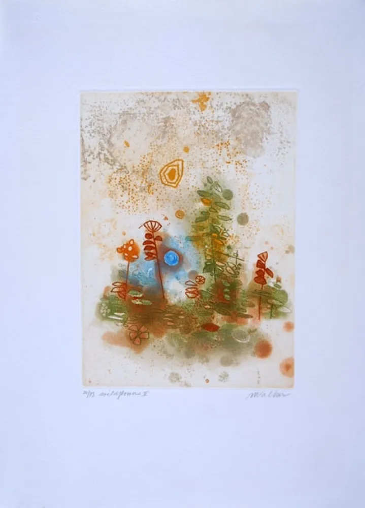 蚀刻版画 Walker - Midi flowers II