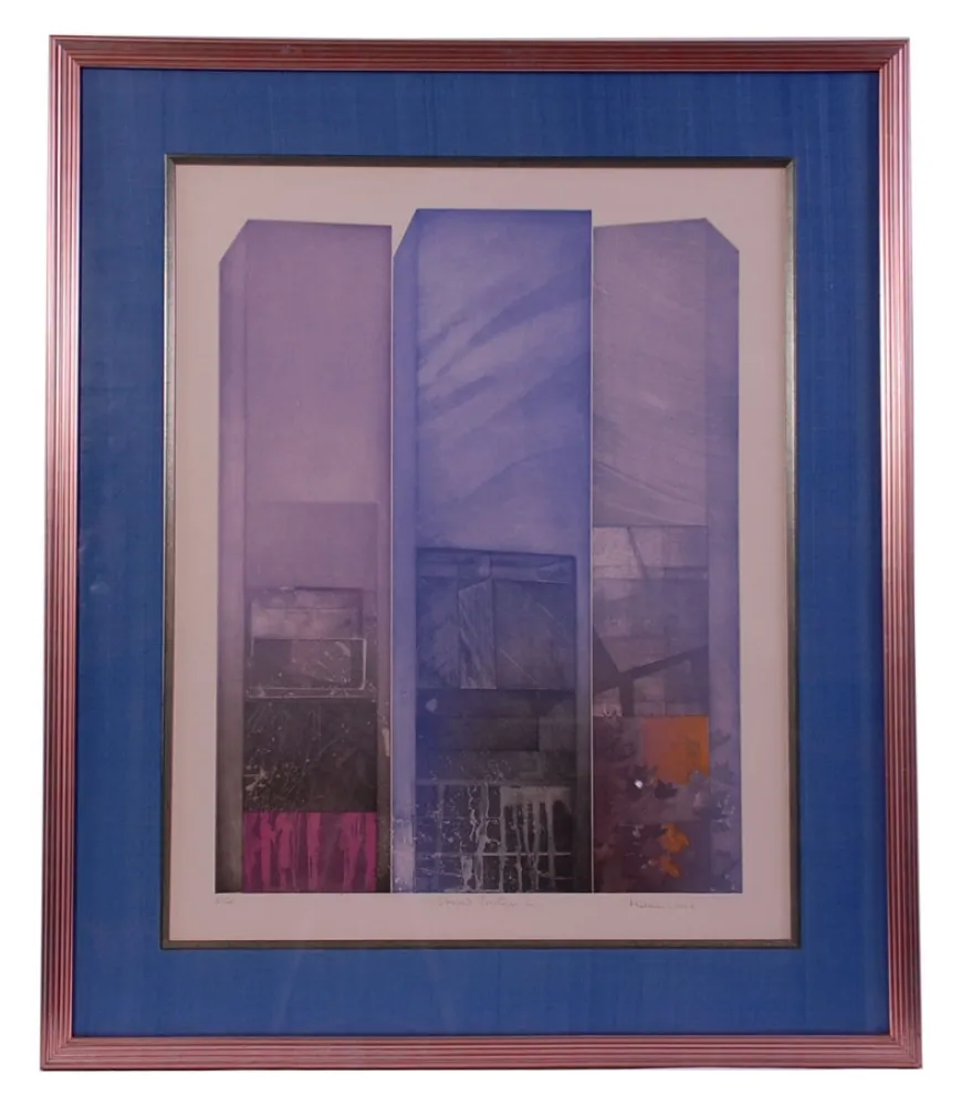 蚀刻版画 Ware - Shaped Triptych II