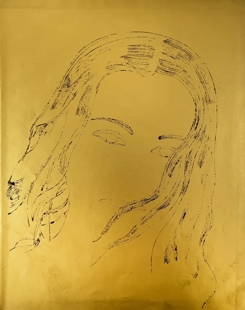 石版画 Warhol - A Gold Book 