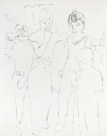 石版画 Warhol - A Gold Book